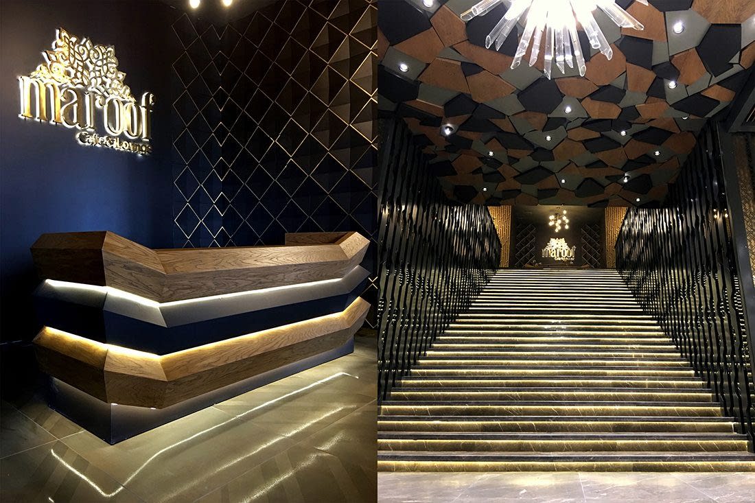 cevat-aksoy-tasarim, sadece-creative-studio, maroof-cafe-lounge, cephe-tasarım, reception, aydinlatma, merdiven-tasarim